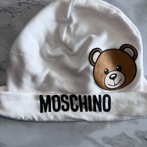 Moschino Kids Teddy Beanie Hat